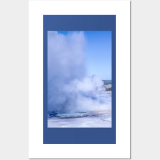 Clepsydra Geyser Yellowstone Wyoming Posters and Art